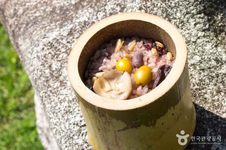대나무통밥