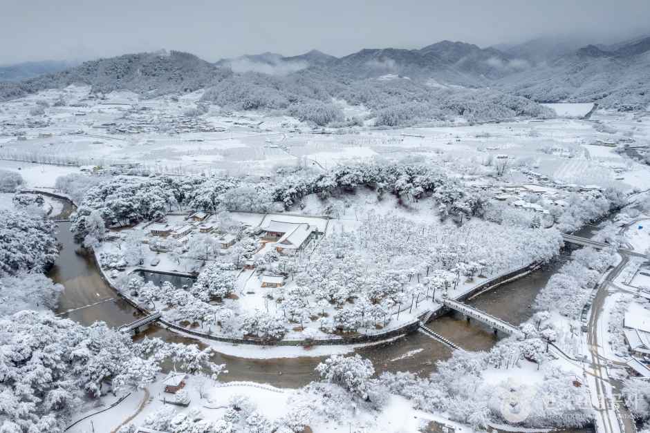 소수서원의 설경