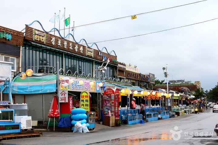 경포대 해수욕장 