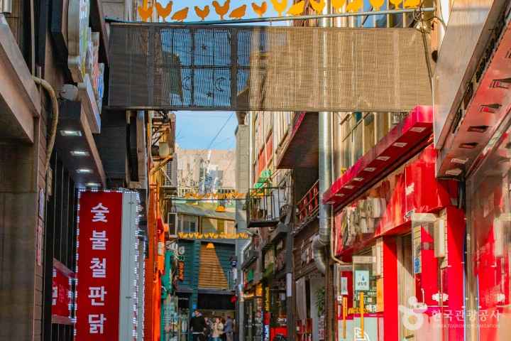 Chuncheon Myeongdong Dakgalbi Street