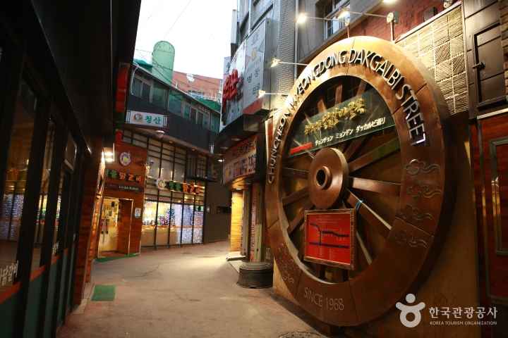 Chuncheon Myeongdong Dakgalbi Street