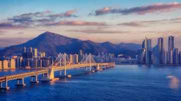 Skyscapers and Gwangandaegyo Bridge