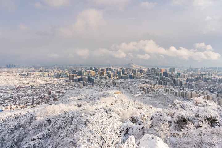 폭설 내린 서울
