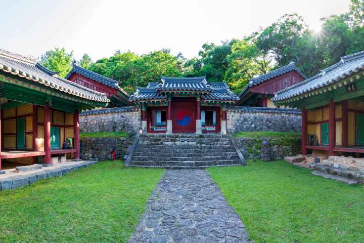 완도 묘당도 이충무공 유적